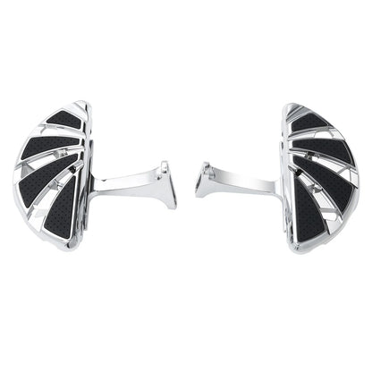 Chrome Rear Passenger Footboards for Harley Road King Street Glide (1993 - 2025)