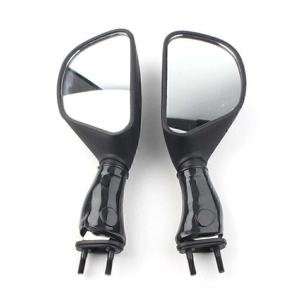 L&R Rear View Mirrors for Kawasaki Ninja 650R (2006–2008), ZX6R (1998–2002), ZX9R (1998–2003) Black