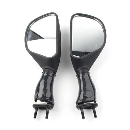 L&R Rear View Mirrors for Kawasaki Ninja 650R (2006–2008), ZX6R (1998–2002), ZX9R (1998–2003) Black