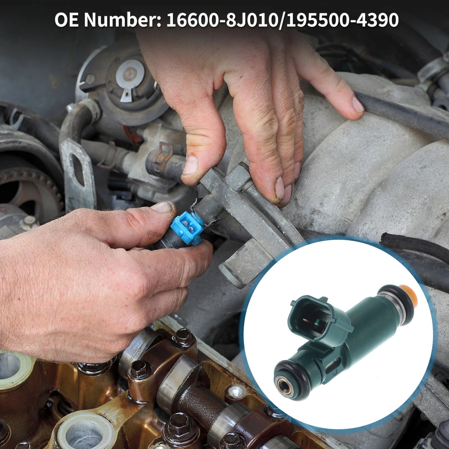 Fuel Injector No. 16600-8J010 for Nissan Altima 2.5 (2002–2006)