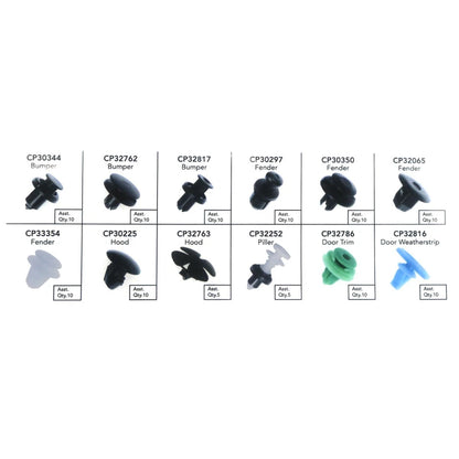 Set of 4 Bumper Retainer Clips for Honda CR-V (2016–2023)