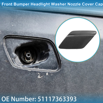 Front Left Washer Nozzle Cover Cap No. 51117363393 for BMW 428i (2014–2016) Gray