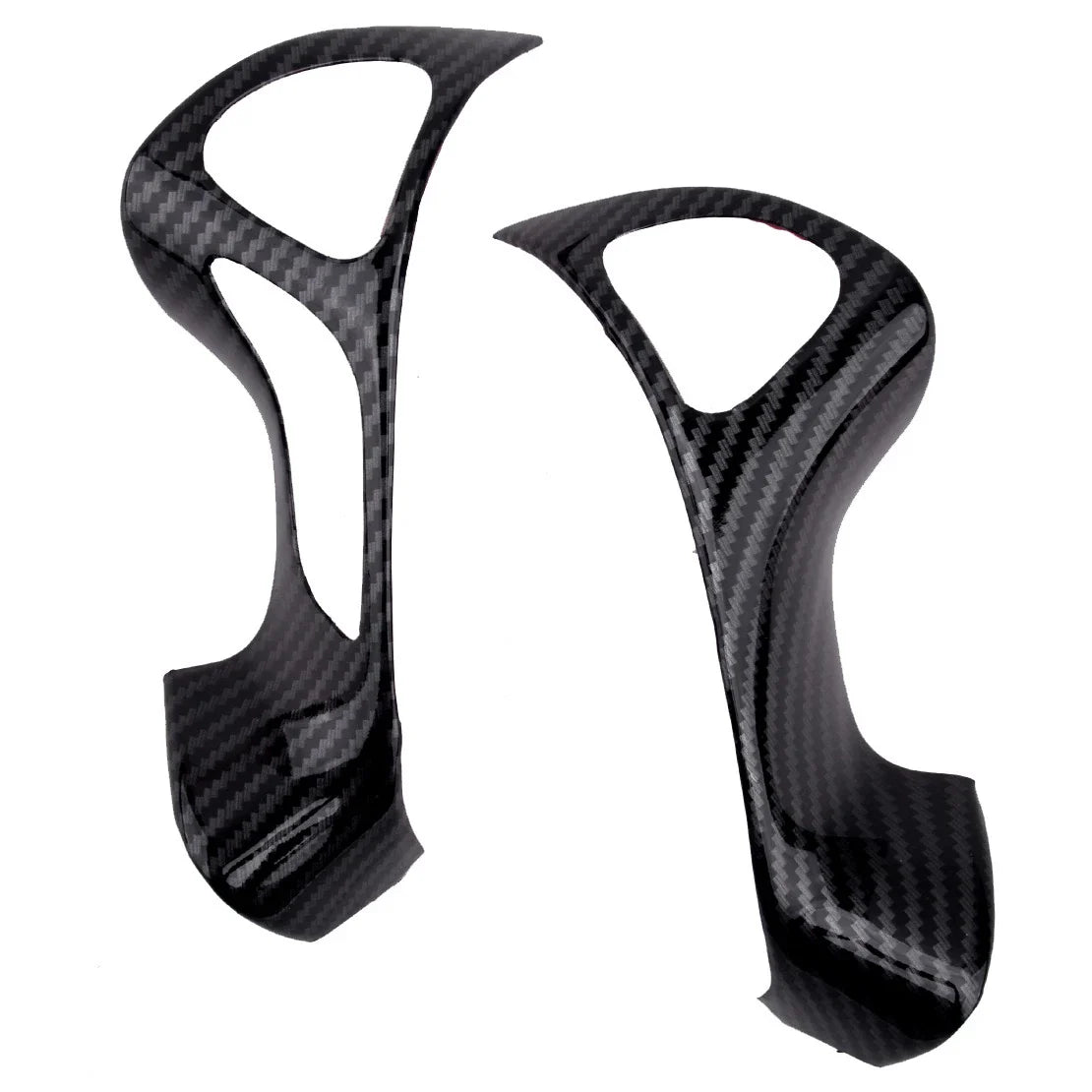 2 x Carbon Fiber Steering Wheel Knob Covers for Nissan Murano (2015-2020)