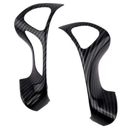 2 x Carbon Fiber Steering Wheel Knob Covers for Nissan Murano (2015-2020)
