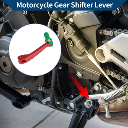 Folding Motorcycle Gear Shifter Lever for Honda CRF150F (2003-2017) Red/Green