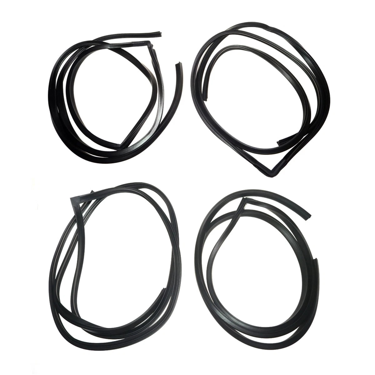 Set of 4 Door Weatherstrips for Toyota Corona Sedan (1964–1970)