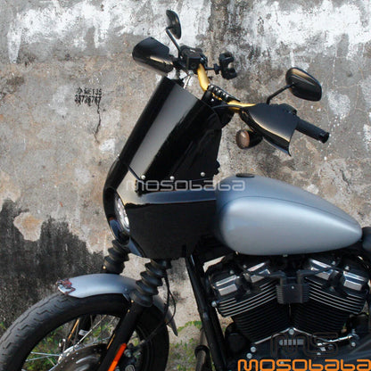 11'' Black Windshield Fairing for Harley Sportster 1200 Low XL1200L (2006-2011)