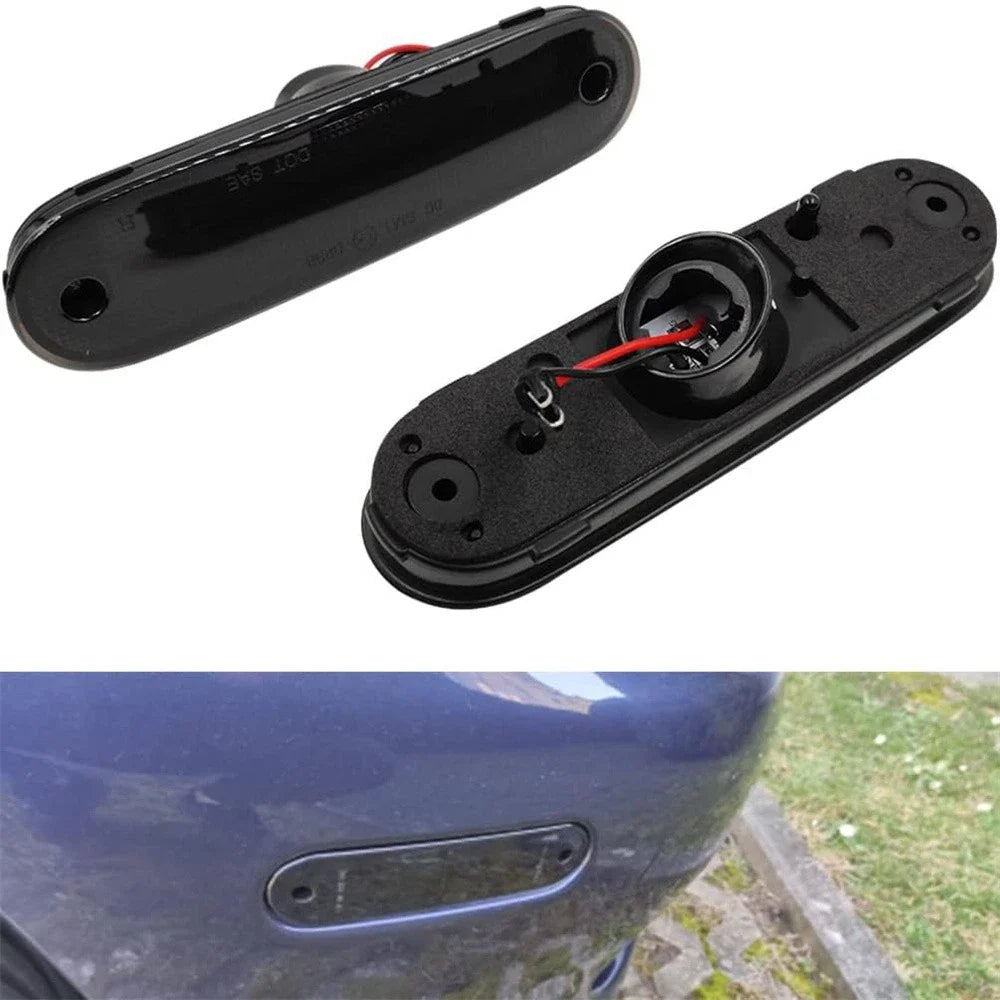 4 Pcs Smoked LED Side Marker Light Lens for Mazda Miata MX-5 (1990-2005)