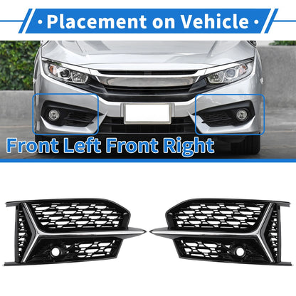 2X Fog Light Grills for Audi A6 (2019–2023) No. 4K0807151A
