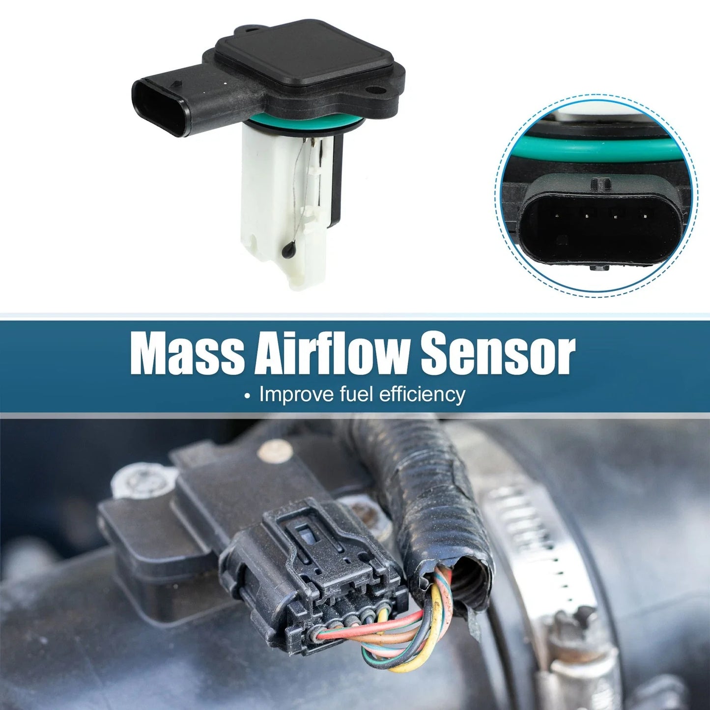 Mass Air Flow Sensor Meter Replacement for BMW 135i (2011-2013)