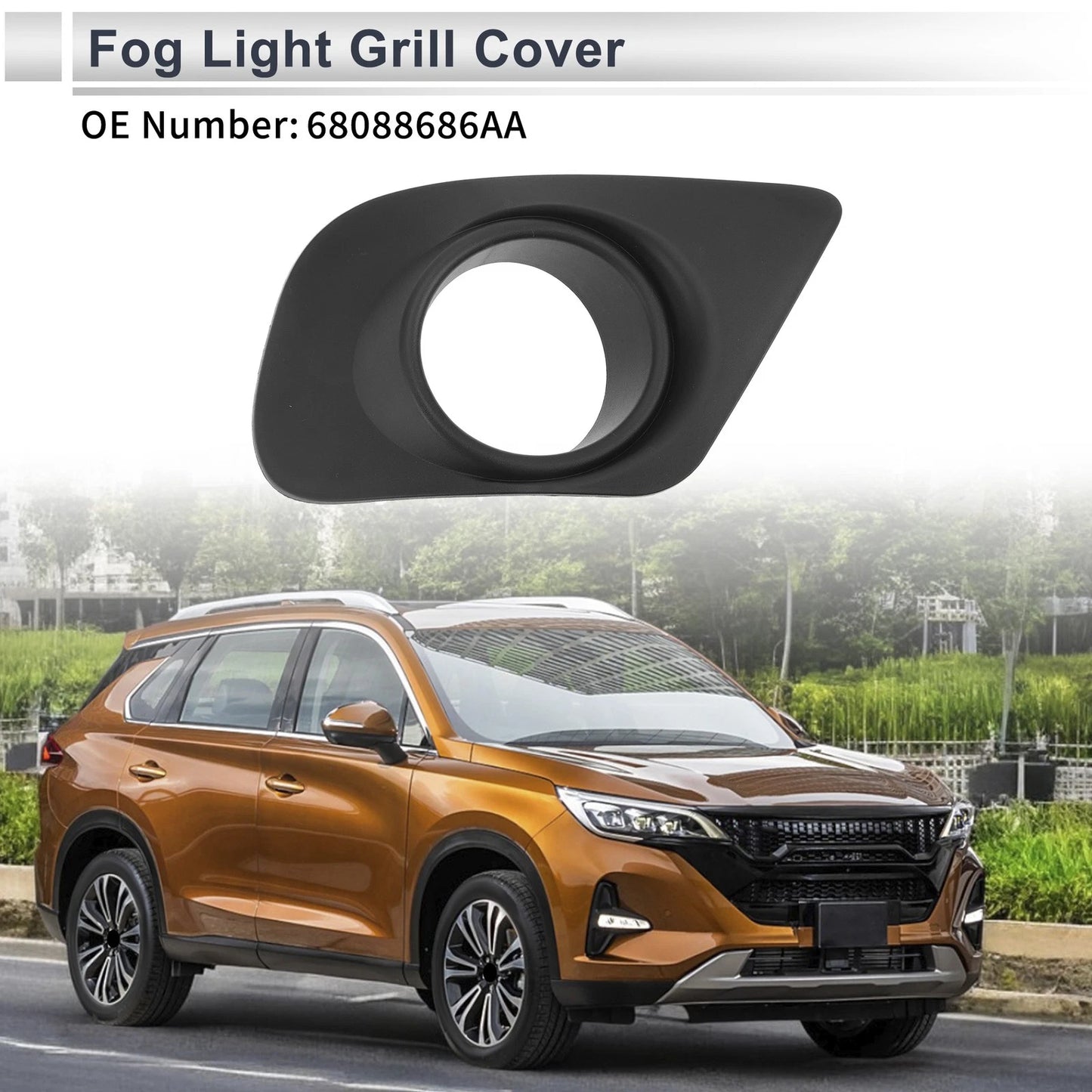 Fog Light Grill for Dodge Journey (2011–2018) No. 68088686AA