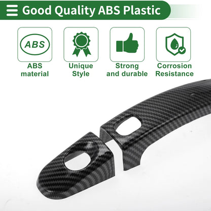 Carbon Fiber Door Handle Cover Trim for Ford Focus (2012–2018)