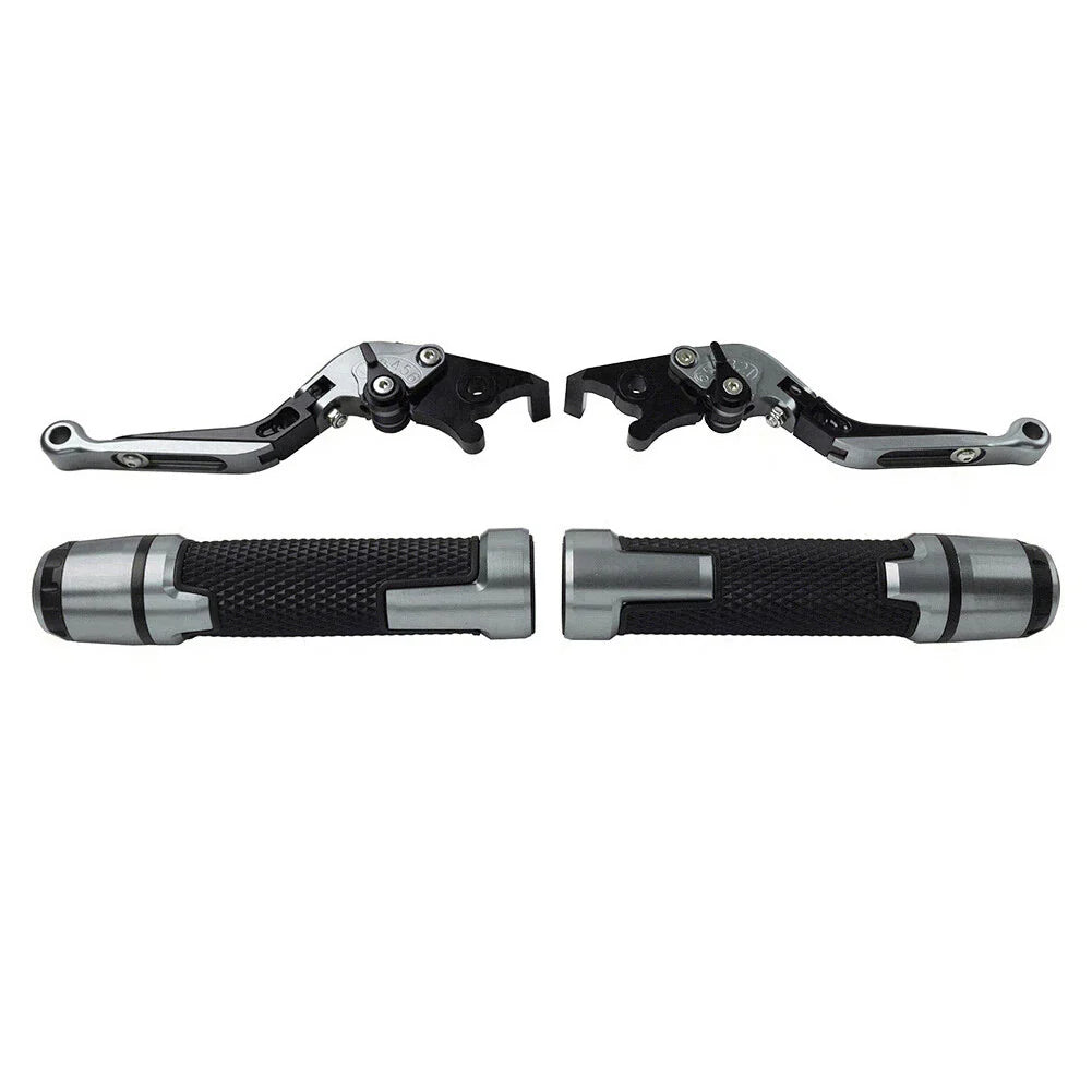 Titanium Extendable Brake Clutch Lever Grip Set for Yamaha XSR900 (2016-2023)