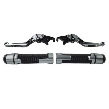 Titanium Extendable Brake Clutch Lever Grip Set for Yamaha XSR900 (2016-2023)
