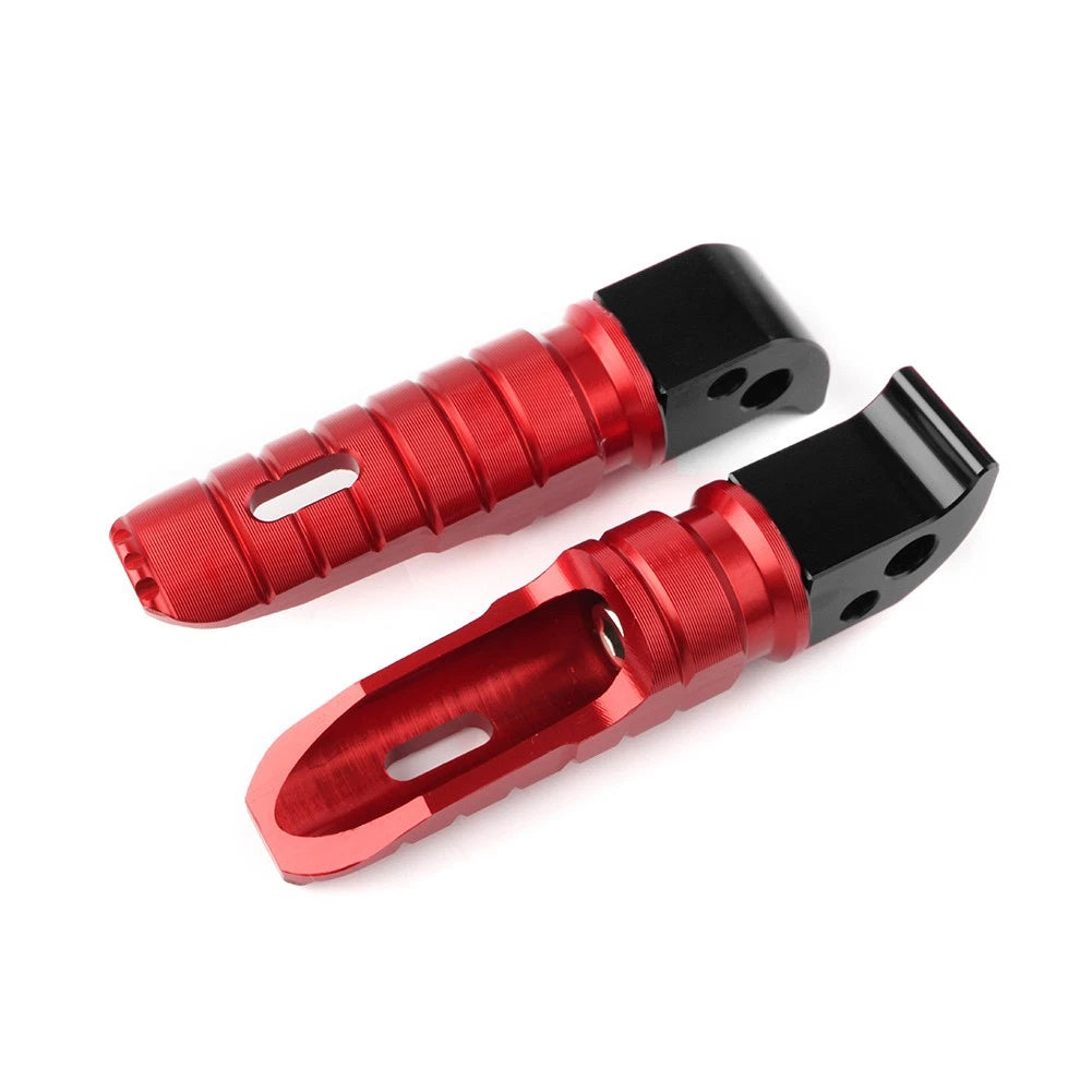 Red Rear Foot Pegs for Yamaha MT-09 MT-07 MT-03 FZ-07 FJ-09 FZ1 FZ6 R3 (2014–2023)