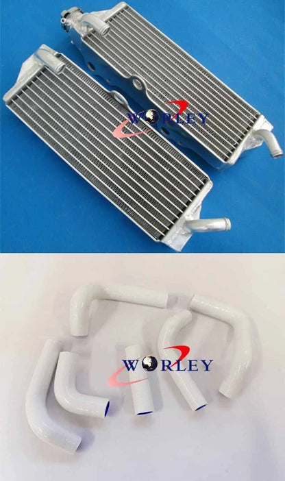 Aluminum Radiator + Hose for Husqvarna TC250 TE250 TE450 TC450/510 (2003–2009)