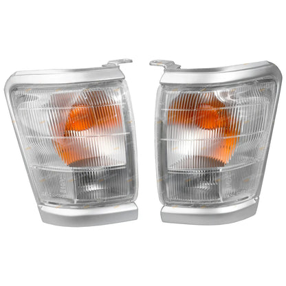 LH+RH/Pair/Clear Corner Indicator Lights for Toyota Hilux (1997–2001)