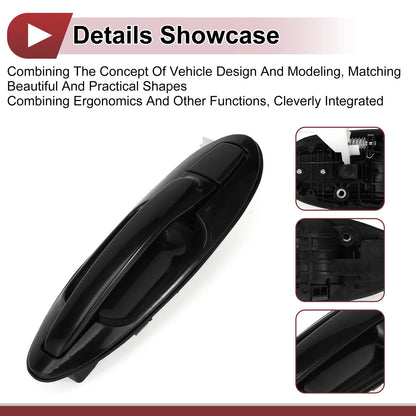 Car Exterior Door Handle for Hyundai Sonata (2011–2014) No. 836503C000 Black ABS