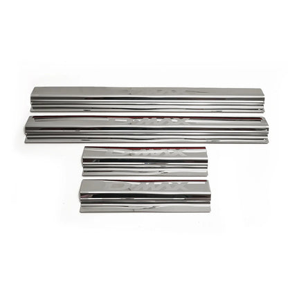 Scuff Plate Chrome Stainless 4 Doors for Isuzu D-Max Pickup (2020-2022)