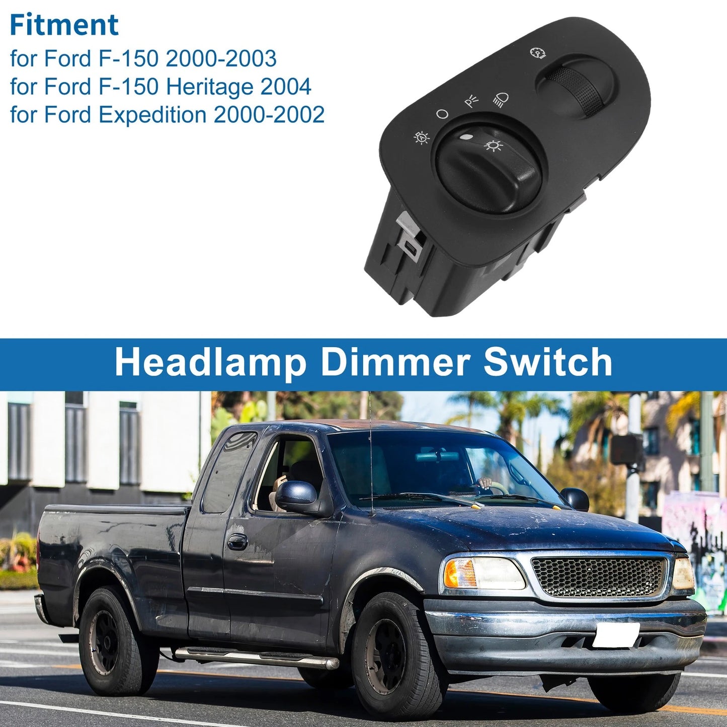 Headlight Switch No.YL3Z11654CAA/DS1380 for Ford F150 F-150 Heritage Expedition (2004–2008)