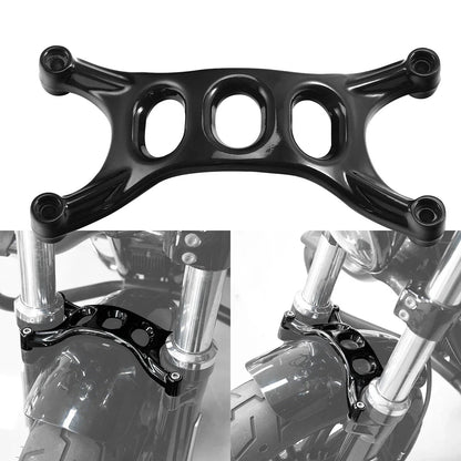 Front Fender Brace Forks for Harley Forty Eight XL1200X (2016-2022) Black
