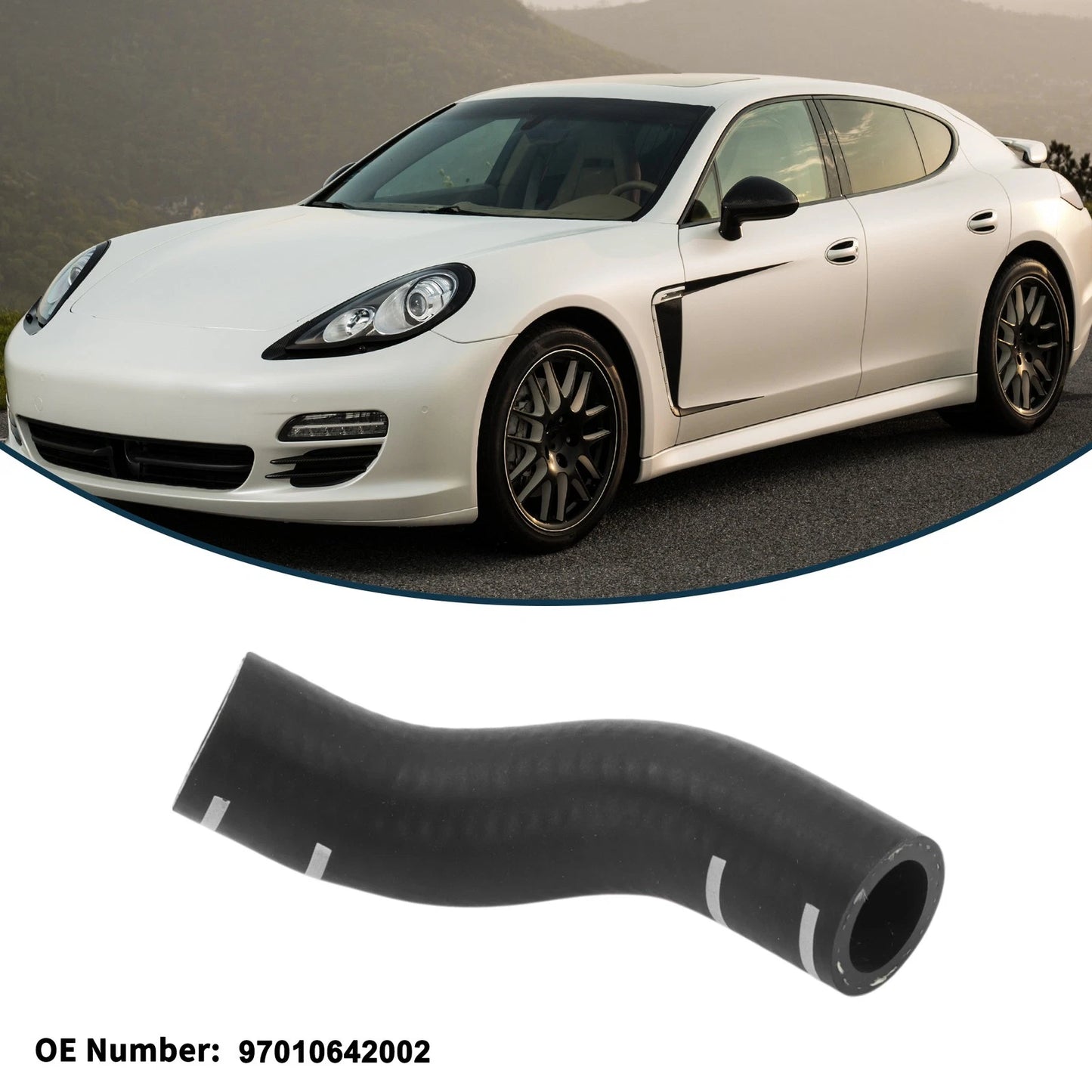 Radiator Hose No. 97010642002 for Porsche Panamera (2010–2014)