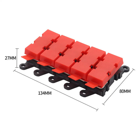 200A 4-Way Fuse Holder Distribution Block for Universal Applications