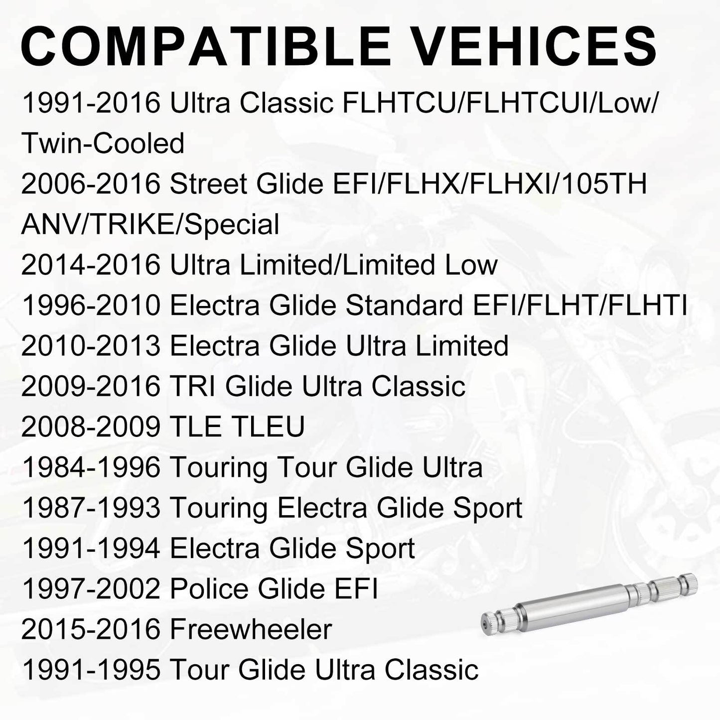 Shifter Shaft for Electra Road Tour Tri Glide Road King (1982–Present)