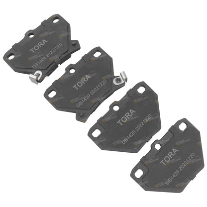 Set of 4 Rear Ceramic Brake Pads for Toyota Celica (1999–2005)