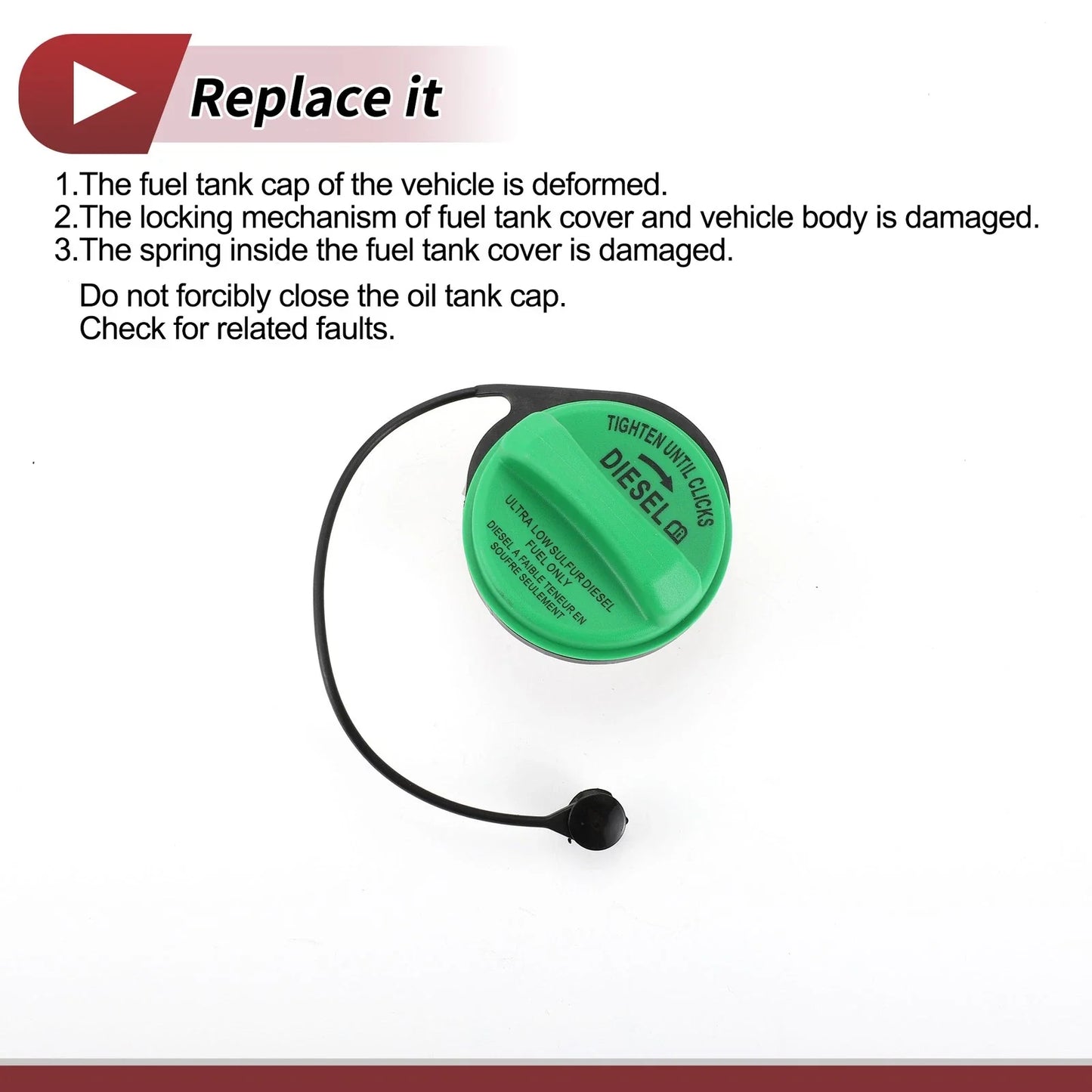 Gas Fuel Cap for GMC Sierra 2500 HD 3500 HD (2007-2014)