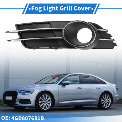 1pc Fog Light Grill for Audi A6 C7 (2011–2014) No. 4GD807681B ABS