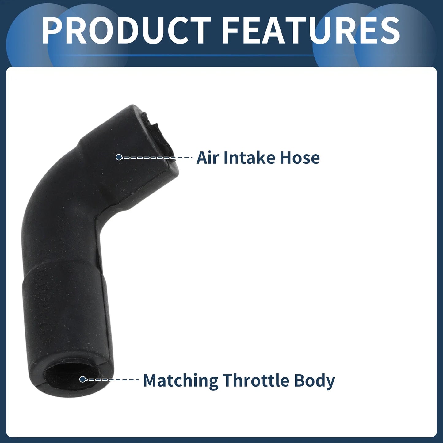 Engine Air Intake Hose for Mercedes-Benz C-Class C230 (2003-2005)