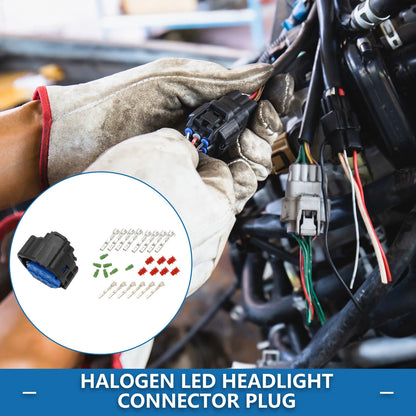 Set of 1 Halogen LED Headlight Connector Plug for Hyundai Tucson (2016–2018)