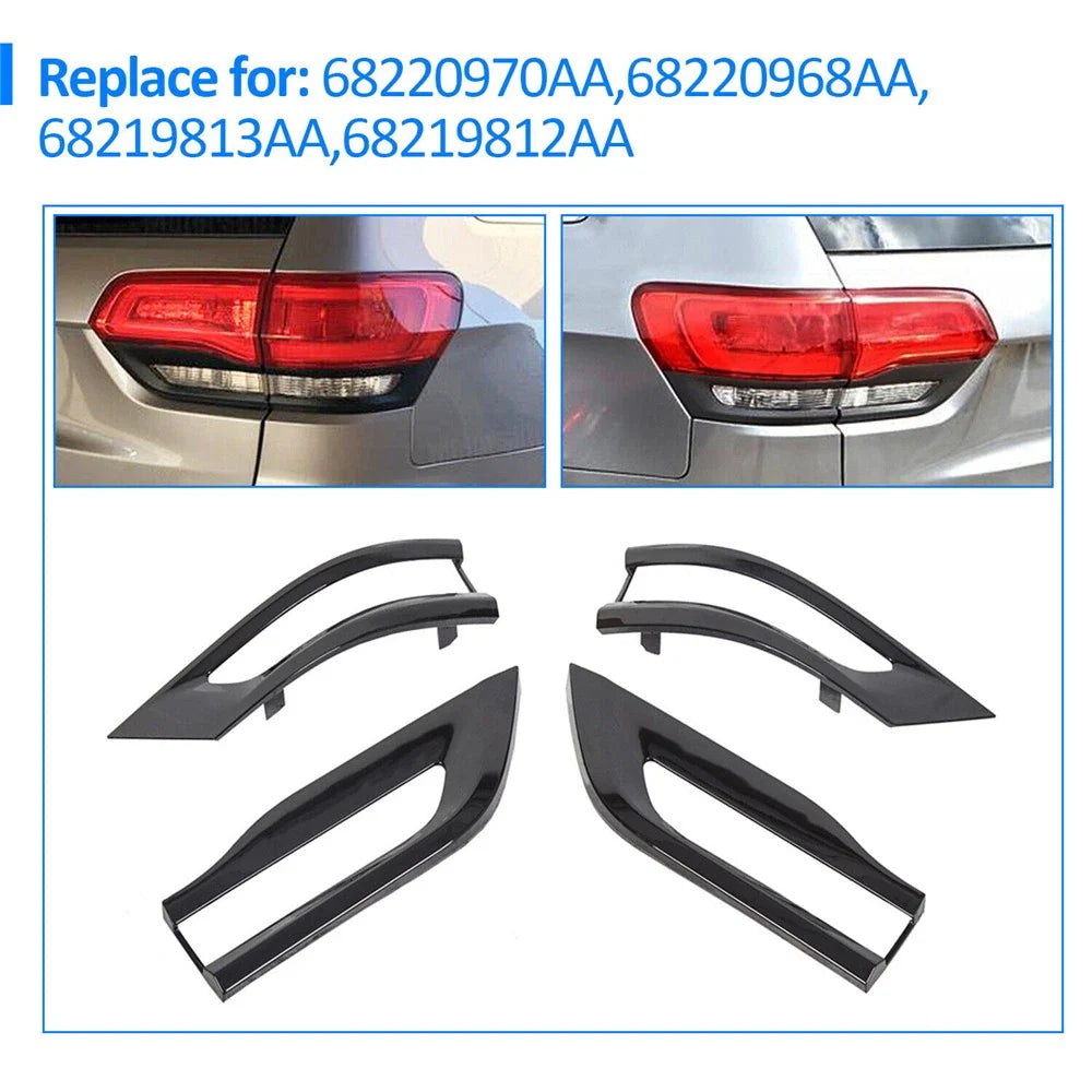 Tail Light Lamp Cover Trim Bezel for Jeep Grand Cherokee (2011-2021)