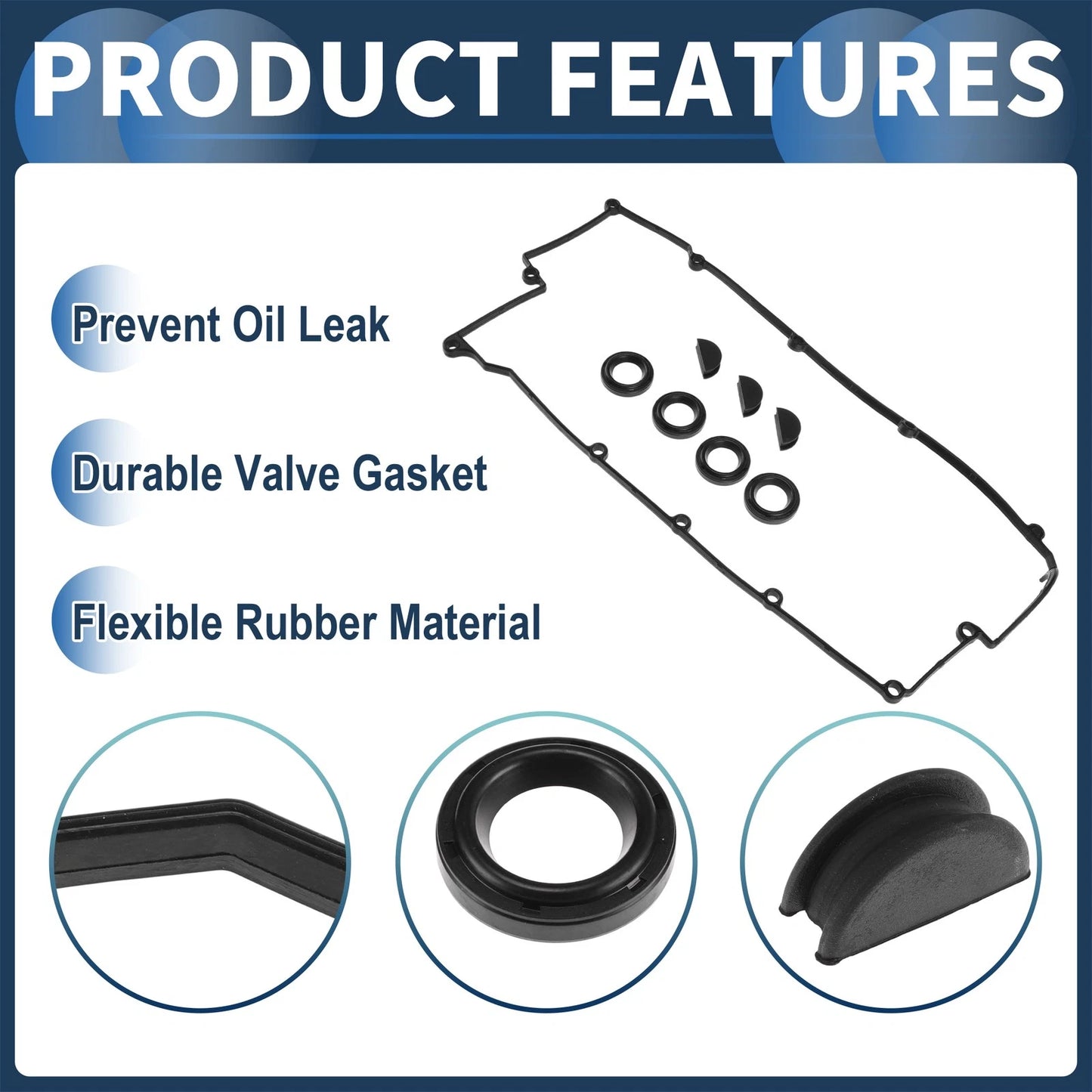 Valve Cover Gasket Set for Hyundai Elantra (2003–2012) VS50583R