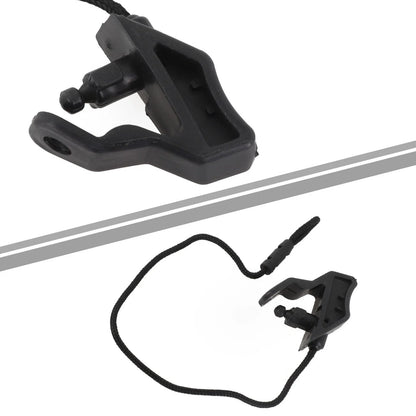 Black ABS Left Parcel Shelf String for A3 Sportback (2013–2016)