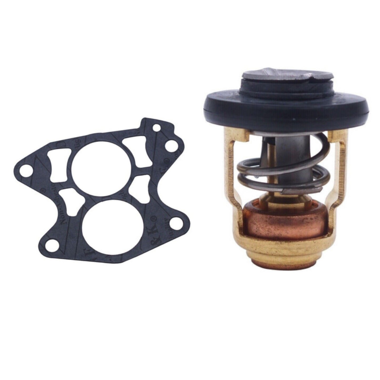Thermostat with Housing Gasket for Yamaha 9.9 15F Outboard (1990–2023)