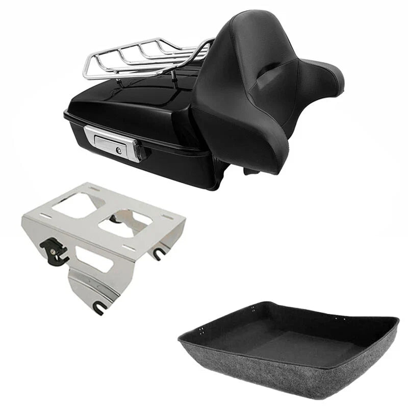 Chopped Trunk Solo Mount Rack for Harley Road King (2014-2025)