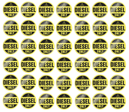 Diesel Only Sticker for Cars