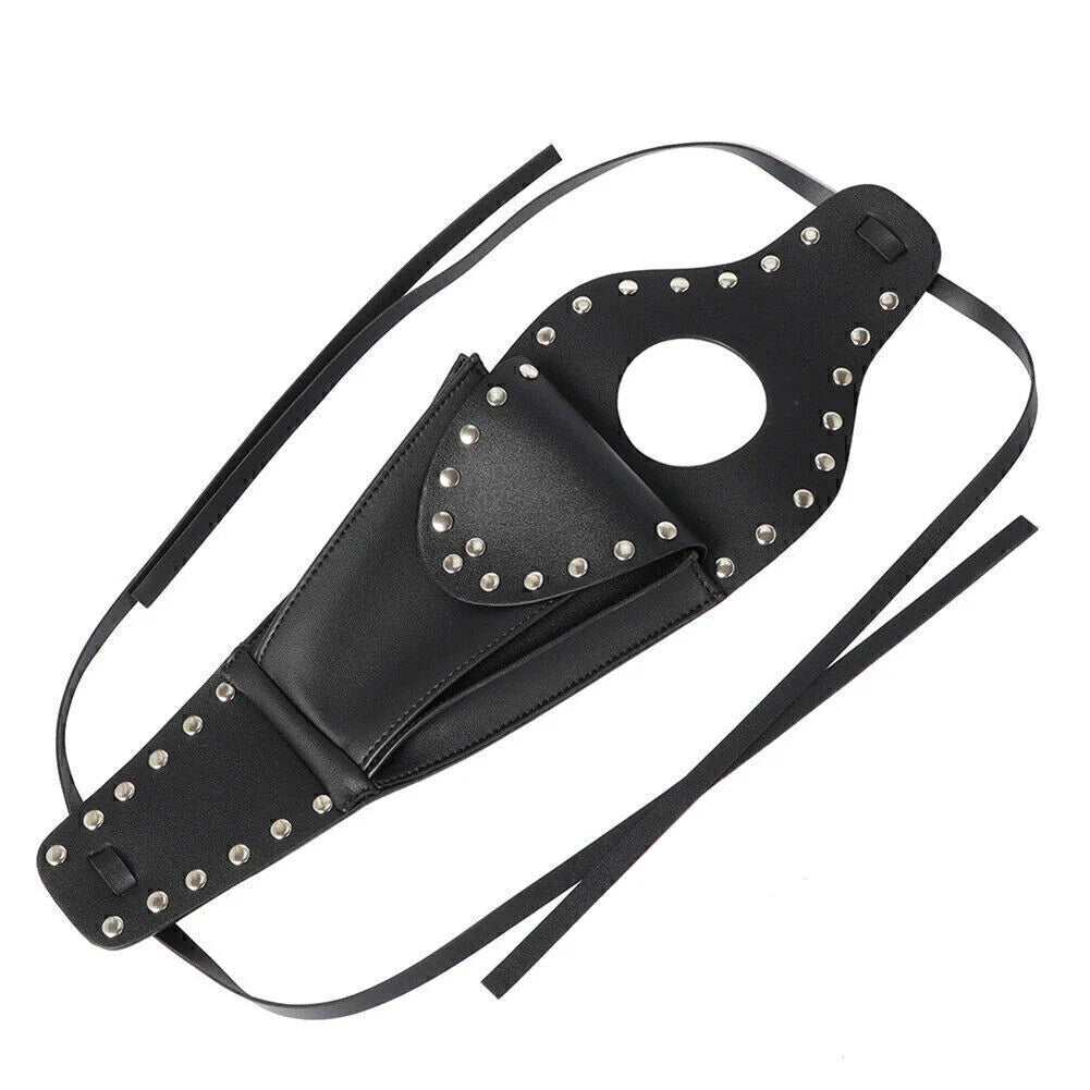 Black Fuel Gas Tank Cover & Dash Console Pouch Bag for Harley Sportster 883