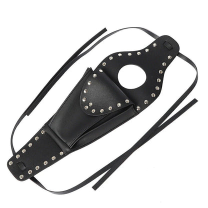 Black Fuel Gas Tank Cover & Dash Console Pouch Bag for Harley Sportster 883