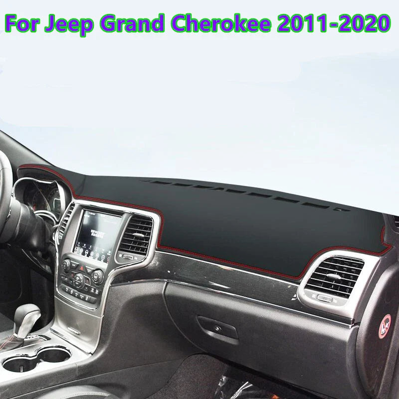 Dash Cover Protector Mat Leather for Jeep Grand Cherokee (2011–2020)