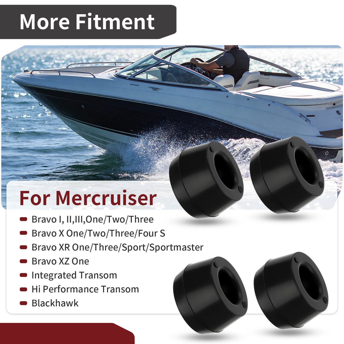 Power Trim Cylinder Pin Bushing for MerCruiser Bravo I