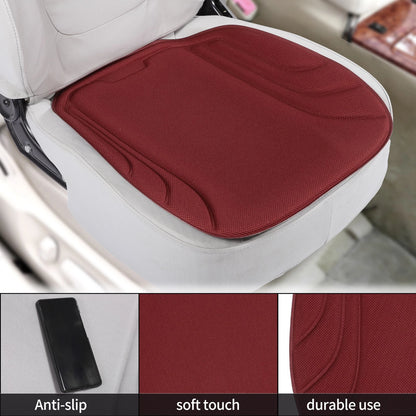 Car Bottom Seat Pad Cover for Universal Fit (Red Seaweed Fiber Latex)