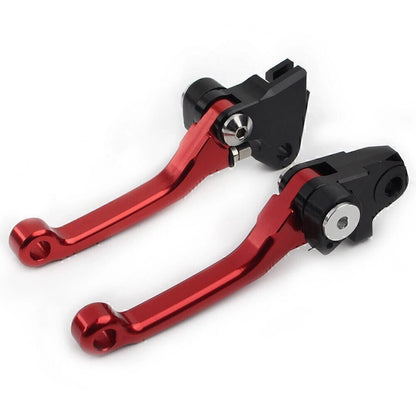Pivot Brake Clutch Levers for Kawasaki KX250F KX450F (2004–2018) Red