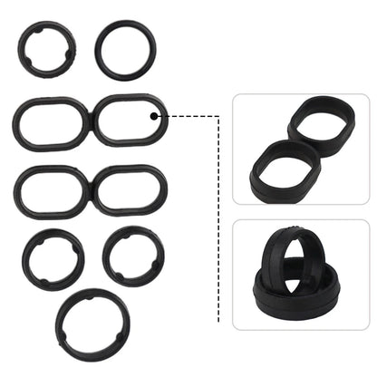Oil Cooler Filter Ring Gasket 7 x for Dodge/Jeep