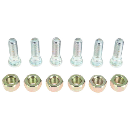 Set of 6 Rear Wheel Lug Studs and Nuts for Nissan Patrol GQ Y60 GU Y61