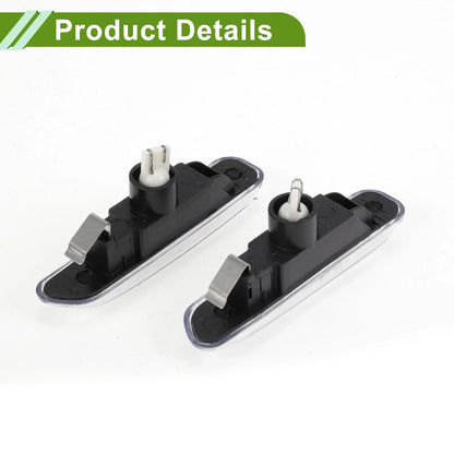 Left+Right Side Marker Light Covers for BMW (1999-2001)