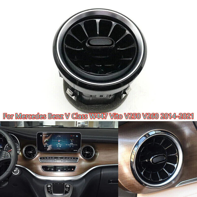 1X Front Dash A/C Vent Outlet for Benz V Class W447 Vito V250 V260 (2014–2023)