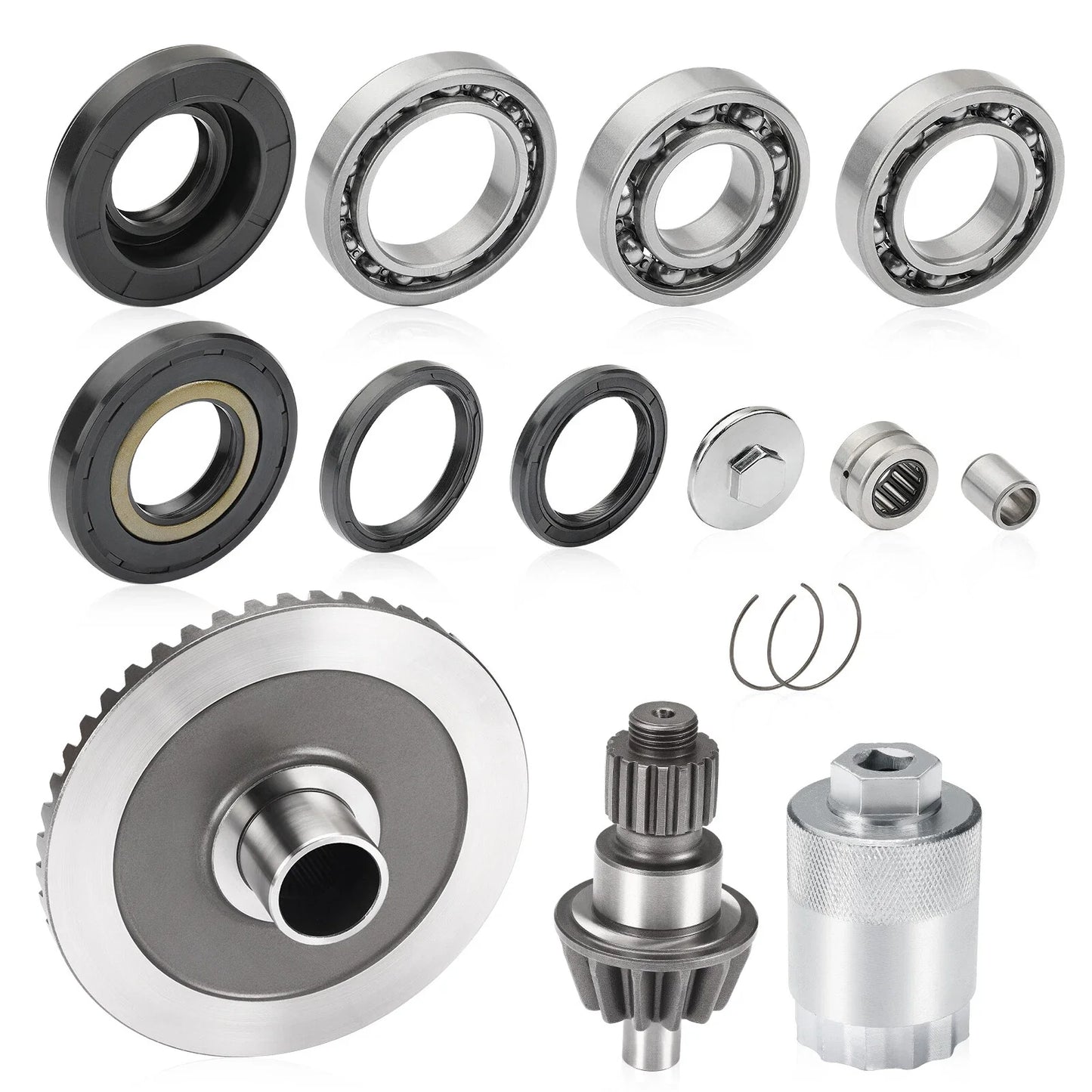 Rear Diff Pinion Gear Kit & Nut Tool for Honda Rancher 350 400